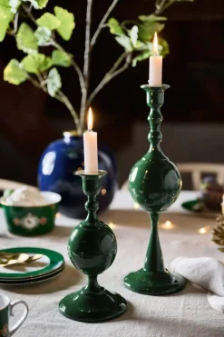 Pip Studio Weihnachten|Kerzenhalter|Metall Kerzenständer Sphäre Mittel 37cm Grün