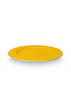 Pip Studio Schalen Und Tabletts|Obstschalen|Metall Schale 32cm Gelb