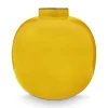 Pip Studio Große Vasen|Metall Vase Gelb 23cm