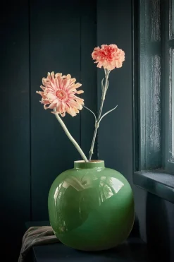 Pip Studio Große Vasen|Metall Vase Grün 23cm