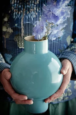 Pip Studio Große Vasen|Metall Vase 24cm Grün