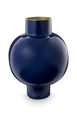 Pip Studio Große Vasen|Metall Vase Gross Königs 42cm Blau