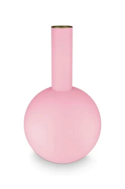 Pip Studio Große Vasen|Metall Vase Gross Matt Hellrosa 42cm