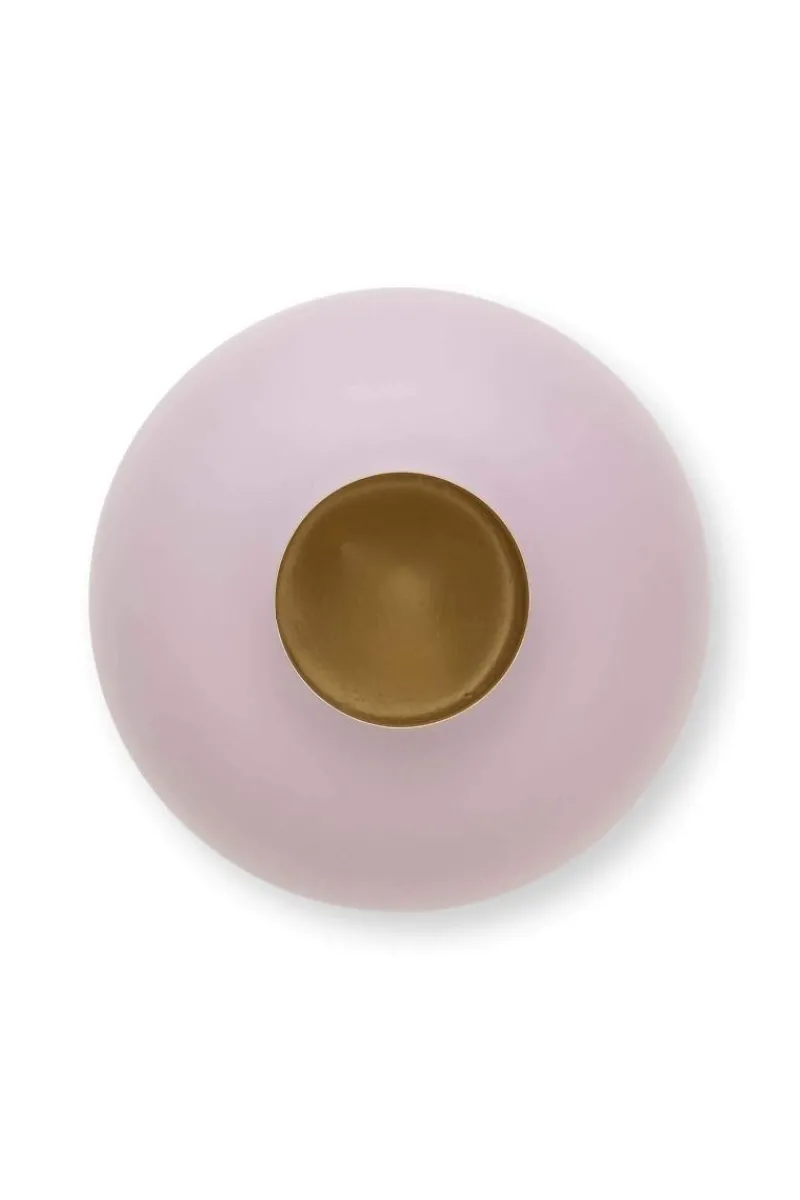 Pip Studio Große Vasen|Metall Vase Matte Lila 32cm Violett