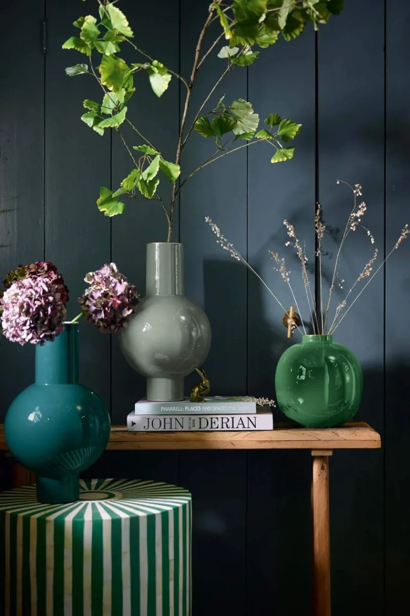 Pip Studio Große Vasen|Metall Vase Mittelgross Mittel 40cm Grün