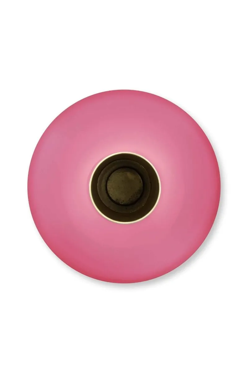 Pip Studio Große Vasen|Metall Vase Mittel Rosa 33cm