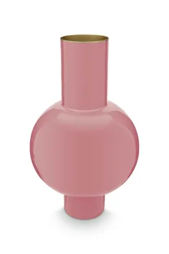 Pip Studio Große Vasen|Metall Vase 40cm Rosa