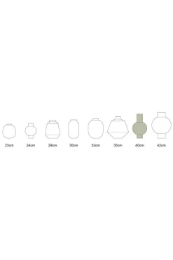 Pip Studio Große Vasen|Metall Vase 40cm Rosa