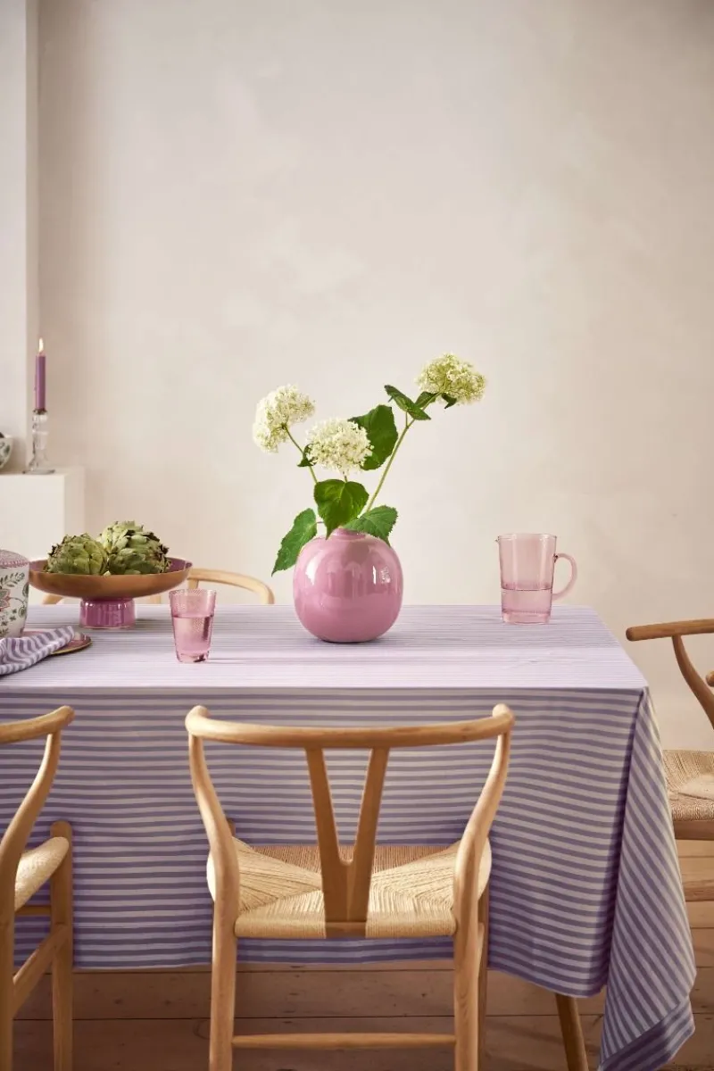 Pip Studio Große Vasen|Metall Vase Violett 23cm