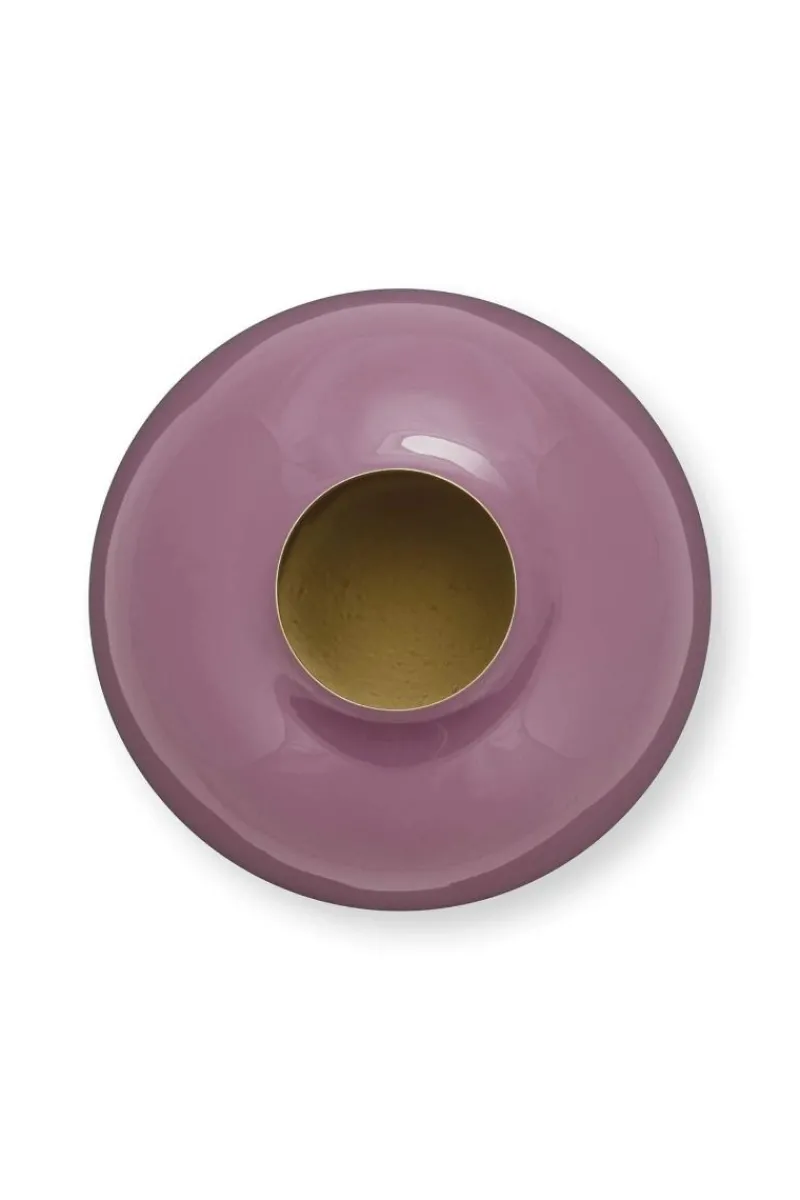 Pip Studio Große Vasen|Metall Vase Violett 23cm