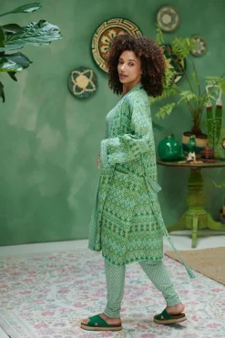 Pip Studio Strandmode|Naomi Kimono Ashanti Grün