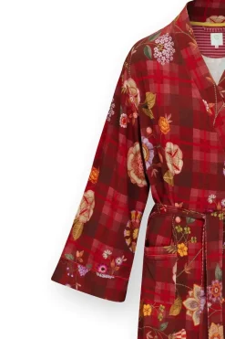 Pip Studio Kimonos|Bademäntel|Naomi Kimono Flores Felices Rot