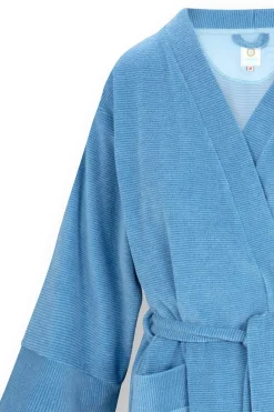Pip Studio Strandmode|Naomi Kimono Petite Sumo Stripe Blau