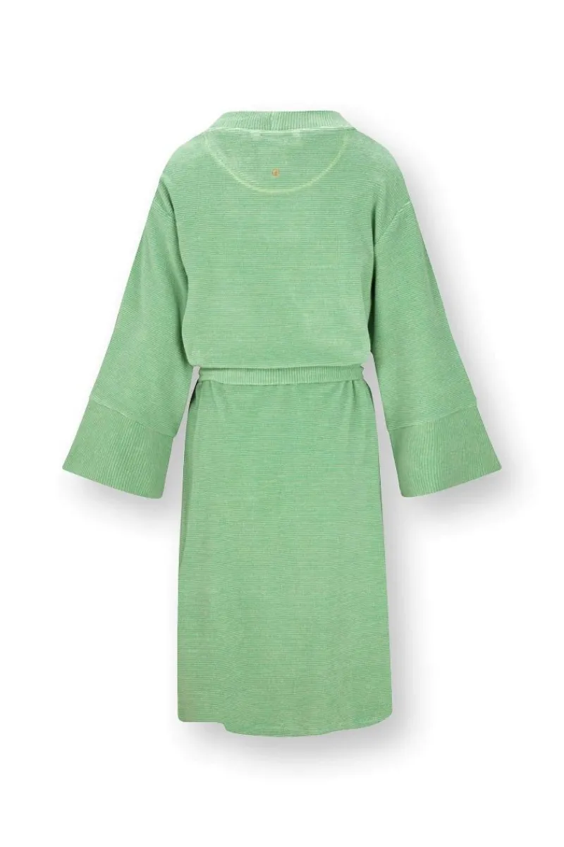 Pip Studio Strandmode|Naomi Kimono Petite Sumo Stripe Grün