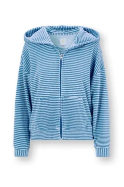 Pip Studio Pullover & Strickjacken|Pullover Und Strickjacken|Nicolle Jacke Little Sumo Stripe Blau