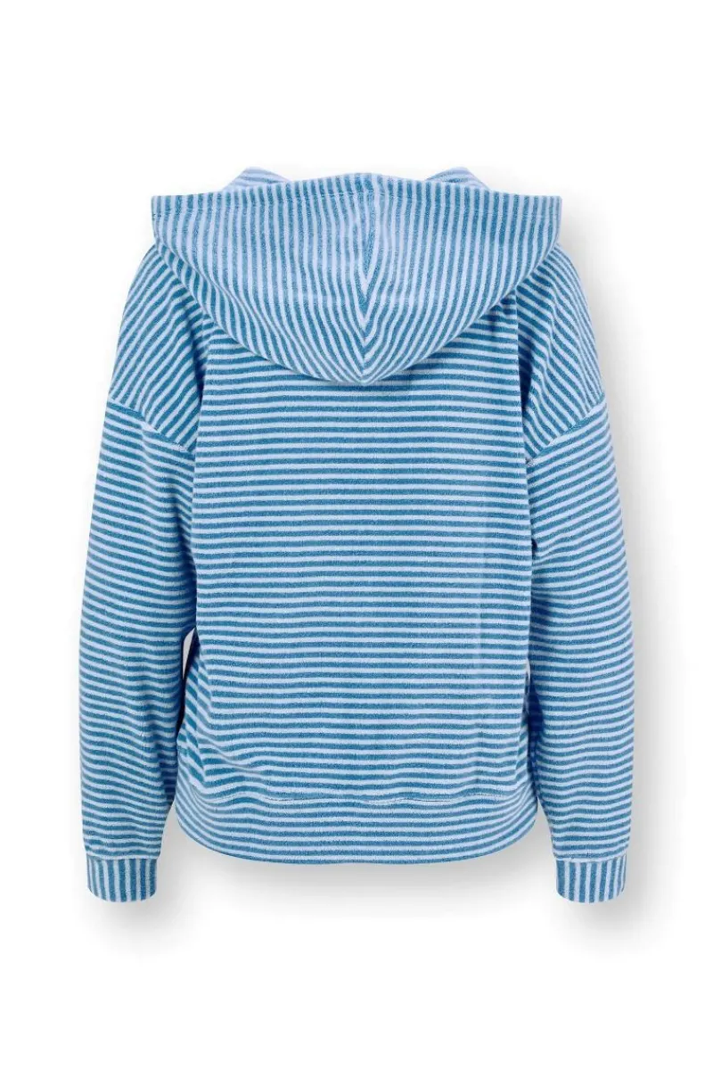 Pip Studio Pullover & Strickjacken|Pullover Und Strickjacken|Nicolle Jacke Little Sumo Stripe Blau