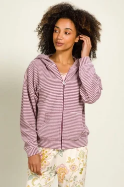 Pip Studio Pullover & Strickjacken|Pullover Und Strickjacken|Nicolle Jacke Little Sumo Stripe Lila Violett