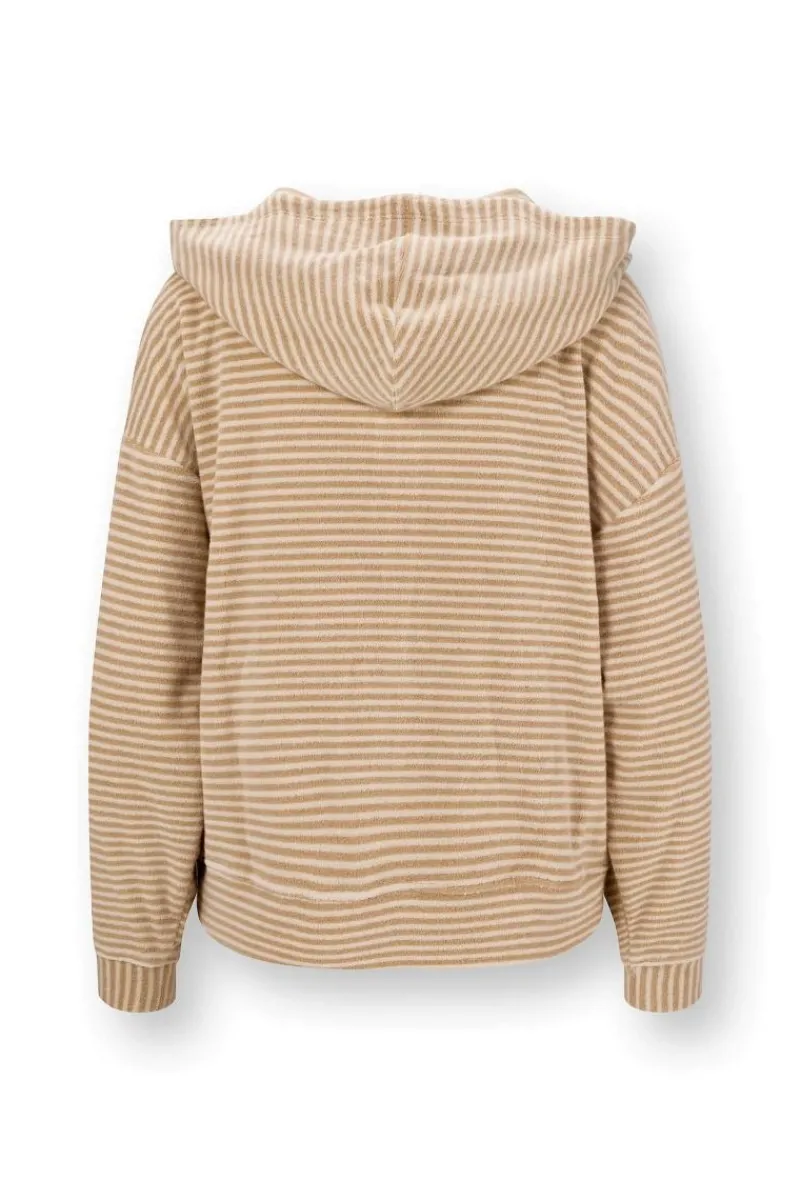 Pip Studio Pullover & Strickjacken|Pullover Und Strickjacken|Nicolle Jacke Little Sumo Stripe Sand