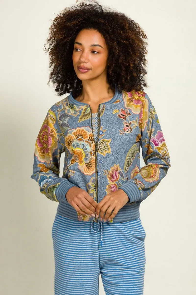 Pip Studio Pullover & Strickjacken|Pullover Und Strickjacken|Nicos Jacke Matata Blau