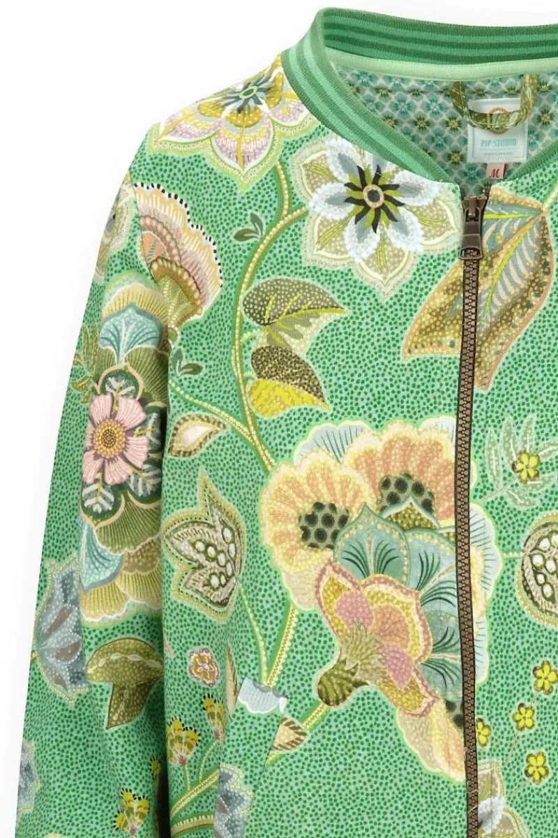 Pip Studio Pullover & Strickjacken|Pullover Und Strickjacken|Nicos Jacke Matata Grün