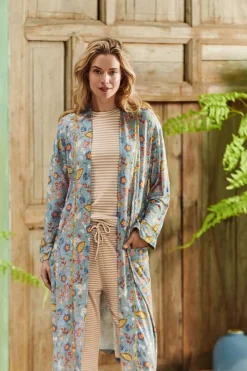 Pip Studio Strandmode|Nisha Kimono Jameela Blau