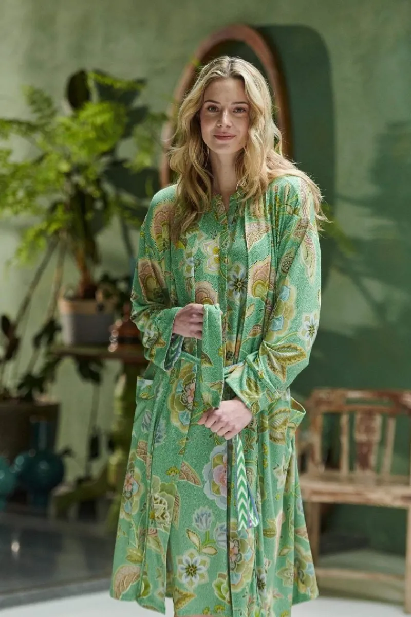 Pip Studio Strandmode|Nisha Kimono Matata Grün