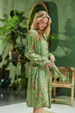 Pip Studio Strandmode|Nisha Kimono Matata Grün