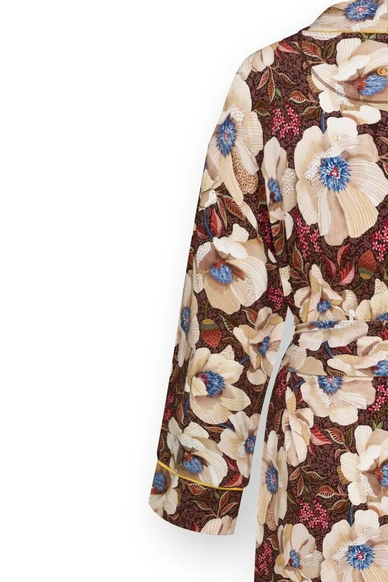 Pip Studio Kimonos|Bademäntel|Nisha Kimono Rosita Braun