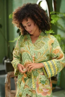 Pip Studio Strandmode|Noa Kimono Hakuna Hell Grün