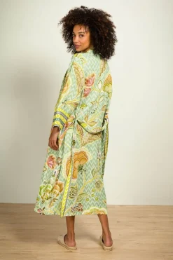 Pip Studio Strandmode|Noa Kimono Hakuna Hell Grün