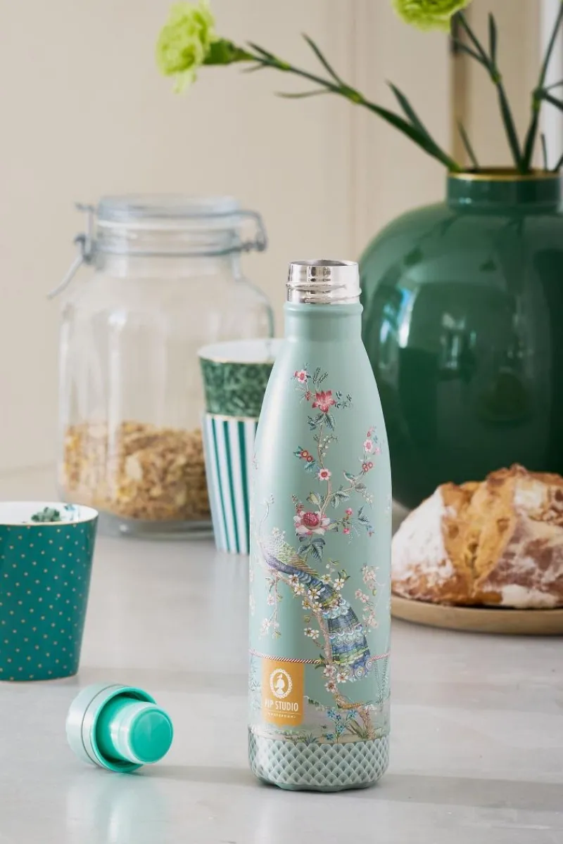 Pip Studio Thermosflaschen|Okinawa Thermosflasche Grün 500ml