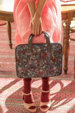 Pip Studio Taschen|Laptoptaschen|Olivia Laptoptasche Tutti i Fiori Rot