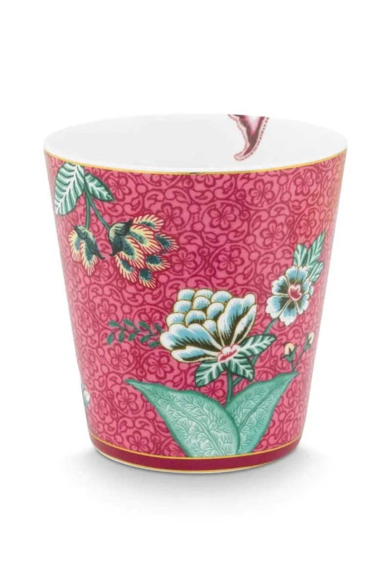 Pip Studio Porzellan Sets|Kaffeetassen|Oriental Flower Festival Set/4 Tassen Dunkel Rosa