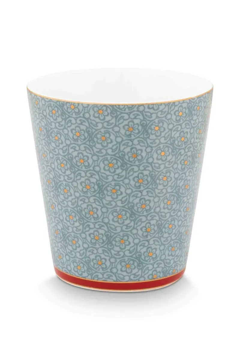 Pip Studio Porzellan Sets|Kaffeetassen|Oriental Flower Festival Set/4 Tassen Blau