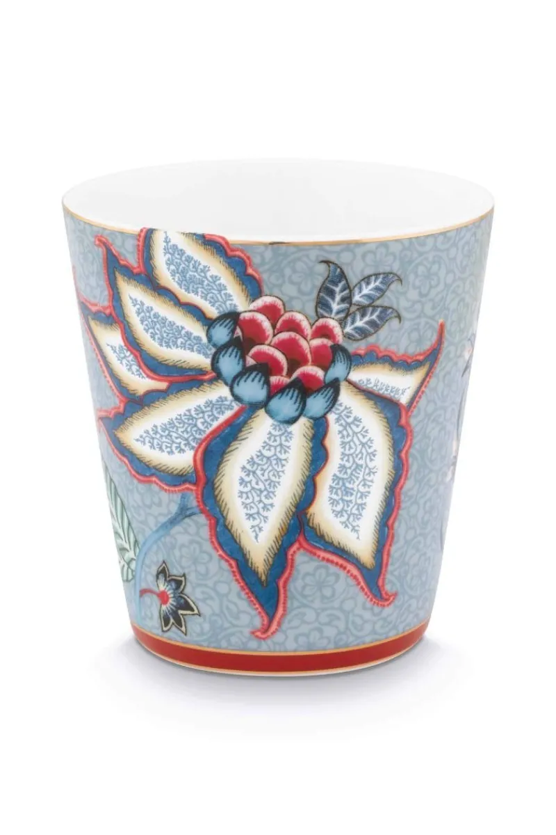Pip Studio Porzellan Sets|Kaffeetassen|Oriental Flower Festival Set/4 Tassen Blau