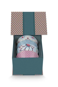 Pip Studio Porzellan Sets|Schalen|Oriental Flower Festival Set/4 Schalen 12cm Blau