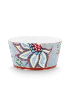 Pip Studio Porzellan Sets|Schalen|Oriental Flower Festival Set/4 Schalen 12cm Blau