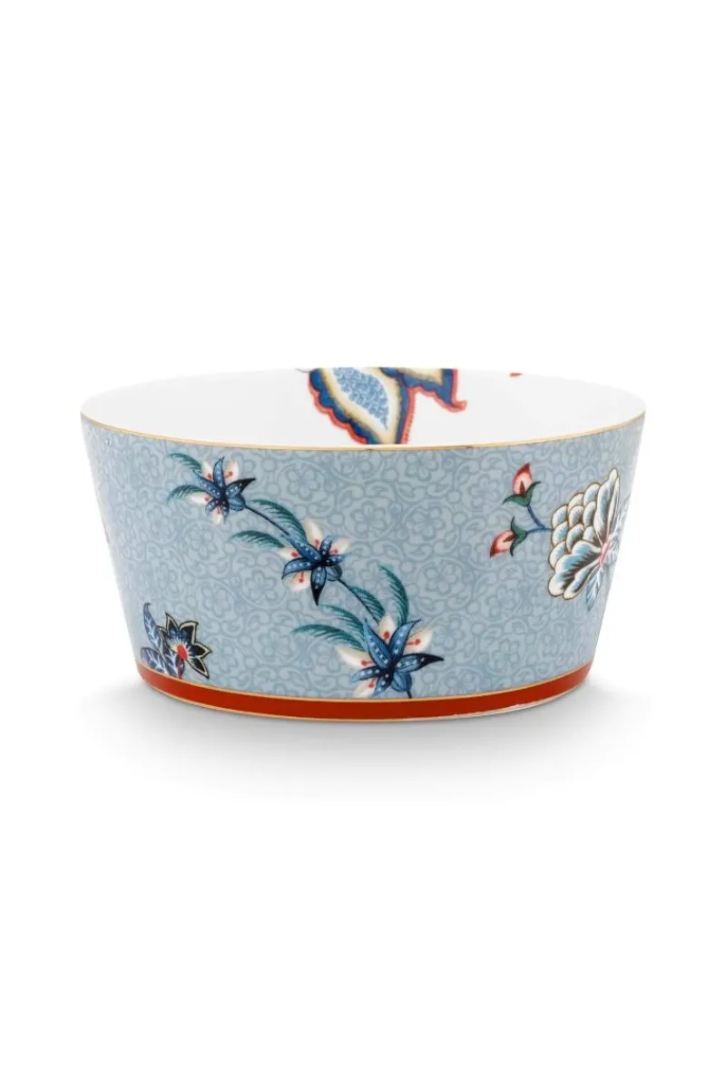 Pip Studio Porzellan Sets|Schalen|Oriental Flower Festival Set/4 Schalen 12cm Blau