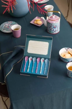 Pip Studio Besteck|Porzellan Sets|Oriental Flower Festival Set/6 Teelöffel Blau