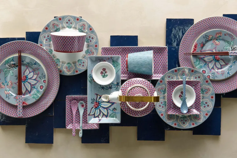 Pip Studio Besteck|Porzellan Sets|Oriental Flower Festival Set/6 Teelöffel Blau