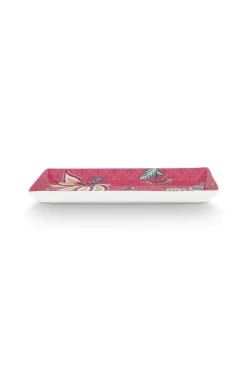 Pip Studio Porzellan Sets|Oriental Flower Festival Sushi Set Dunkel Rosa