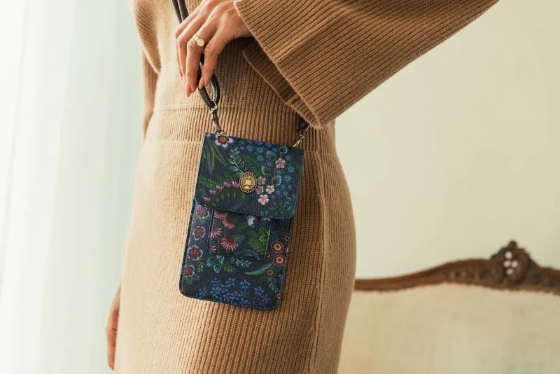 Pip Studio Taschen|Umhängetaschen|Peggy Telefontasche Querida Dunkel Blau