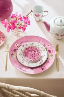 Pip Studio Gebäckteller|Petit Four Jolie Blumen 12cm Rosa