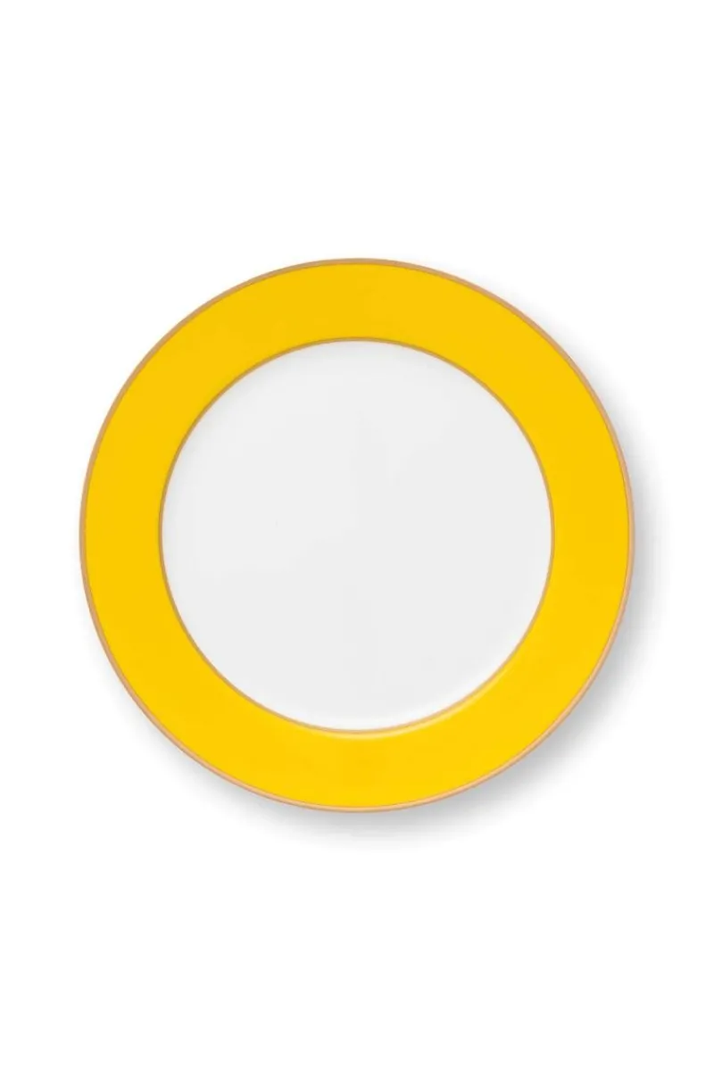 Pip Studio Frühstücksteller|Pip Chique Frühstücksteller 23cm Gelb