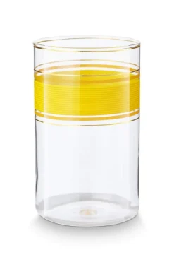 Pip Studio Longdrinkgläser|Pip Chique Longdrinkglas Gelb