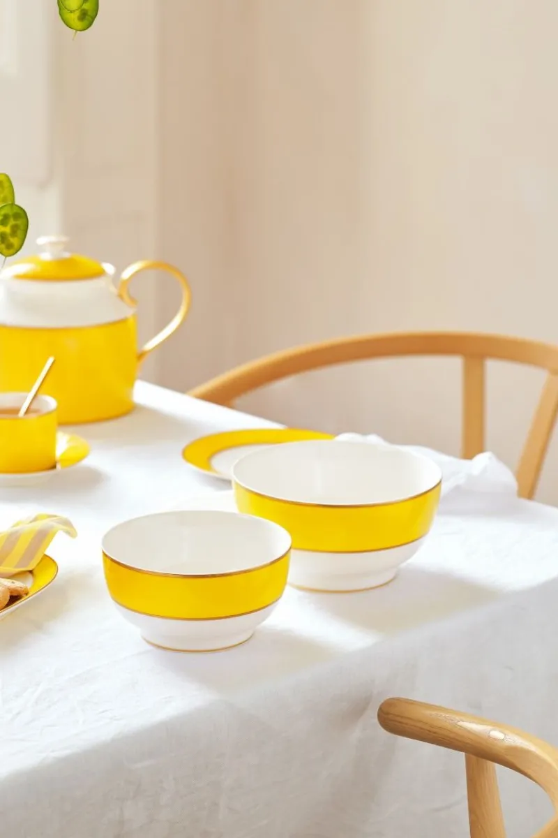 Pip Studio Schalen|Pip Chique Schale 18cm Gelb