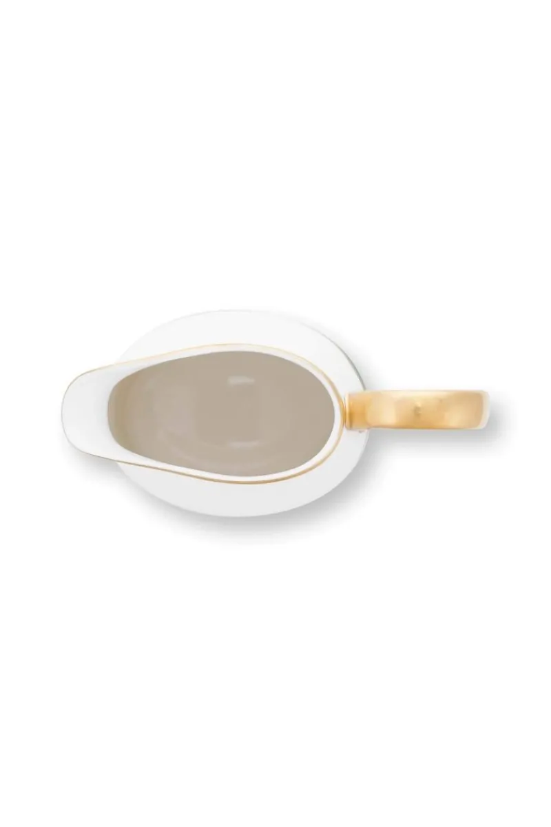 Pip Studio Milchkännchen|Pip Chique Stripes Kanne Klein Rosa/Grün Mehrfarbig
