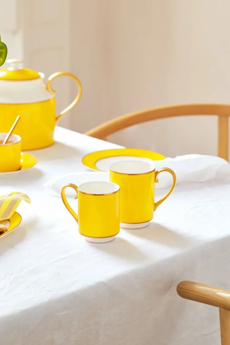 Pip Studio Kaffeetassen|Pip Chique Tasse Klein 250ml Gelb
