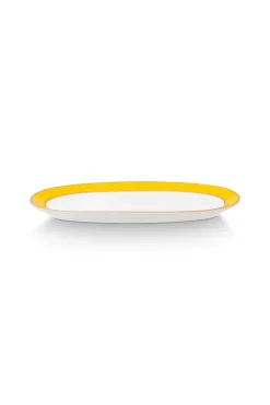 Pip Studio Tortenteller|Pip Chique Tortenteller Oval Gelb