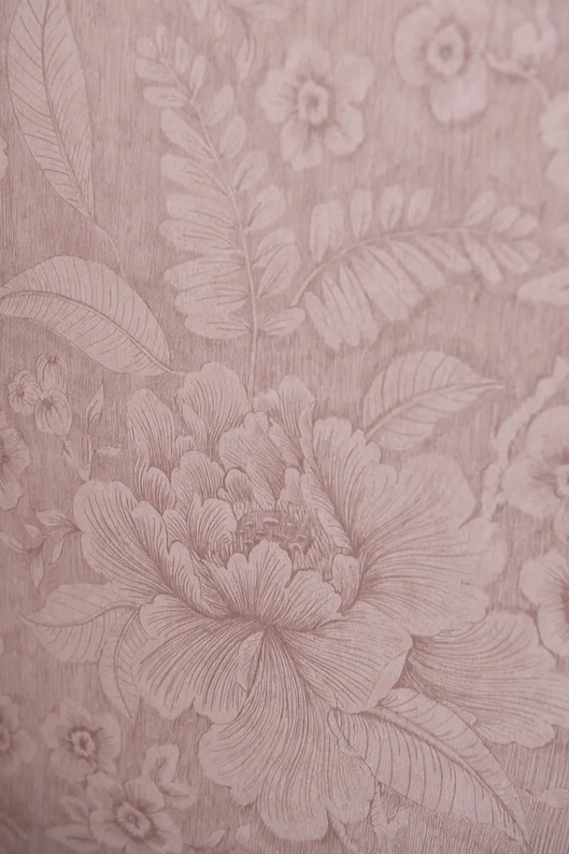 Pip Studio Vliestapete|Casa dei Fiori Vliestapete Hellmauve